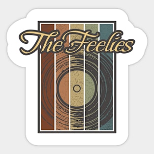 The Feelies Vynil Silhouette Sticker